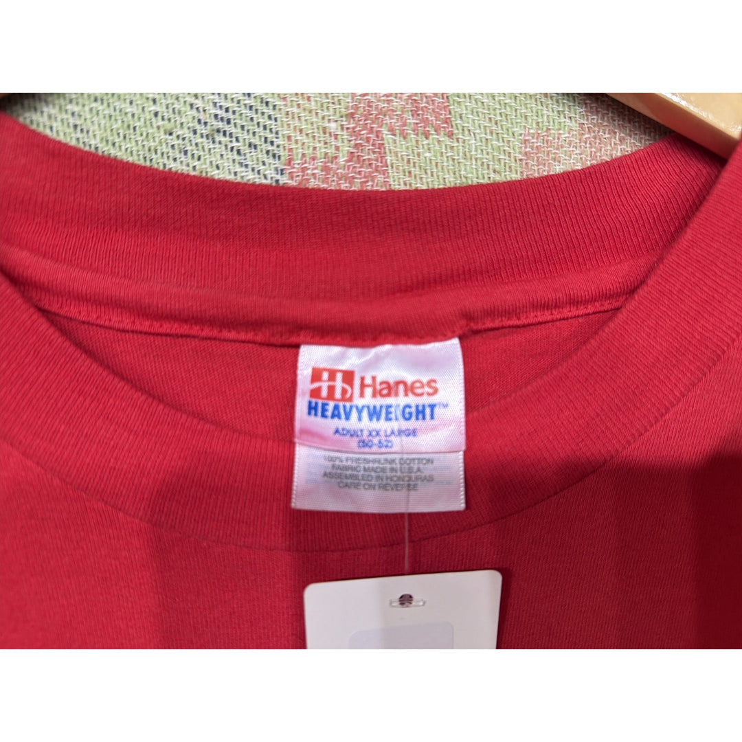 University of Arkansas Vintage Leaning Razorback T Shirt Size XXL 90s