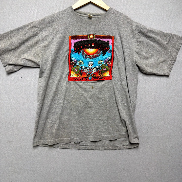 Vintage Grateful Dead Embroidered Album Cover T Shirt Size XL