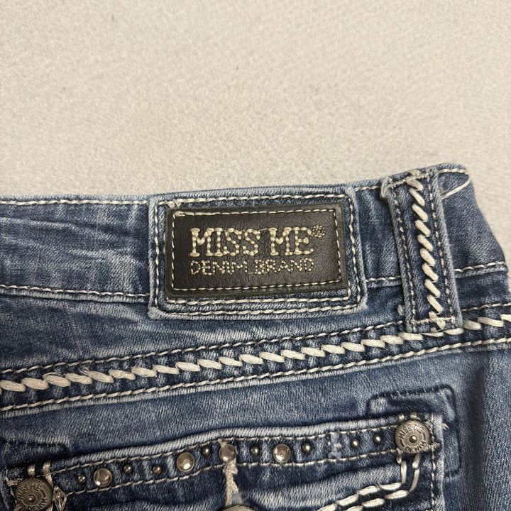 Vintage Miss Me Y2K Embellished Pocket  Jeans Size 28