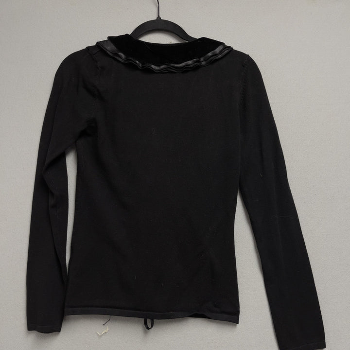Vintage Black Y2K style Women's Sweatshirt Size Medium