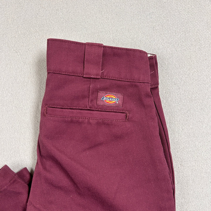 Dickies burgundy Work Pants Size 28