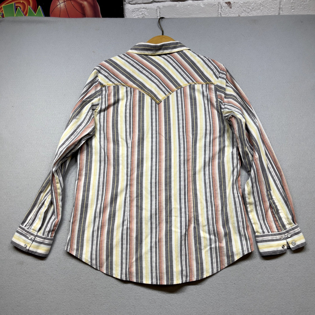 Vintage Wrangler Y2K Pearl Snap Shirt size Large