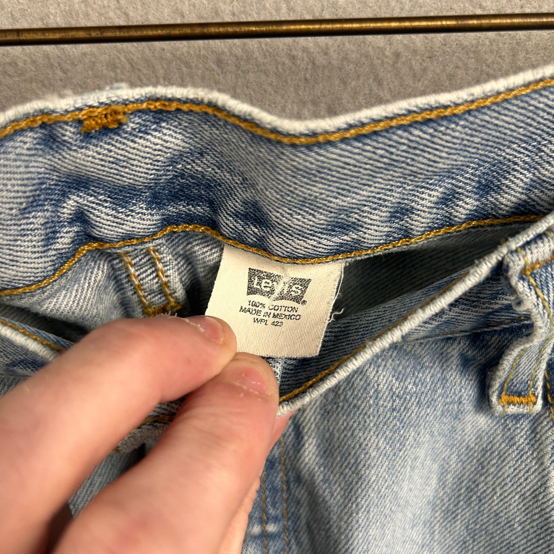 Vintage Levi's 501 Light Wash Denim Jeans Size 36X30