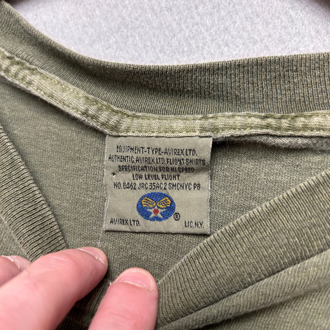 Vintage Avirex US Military Photo T Shirt Size XXL