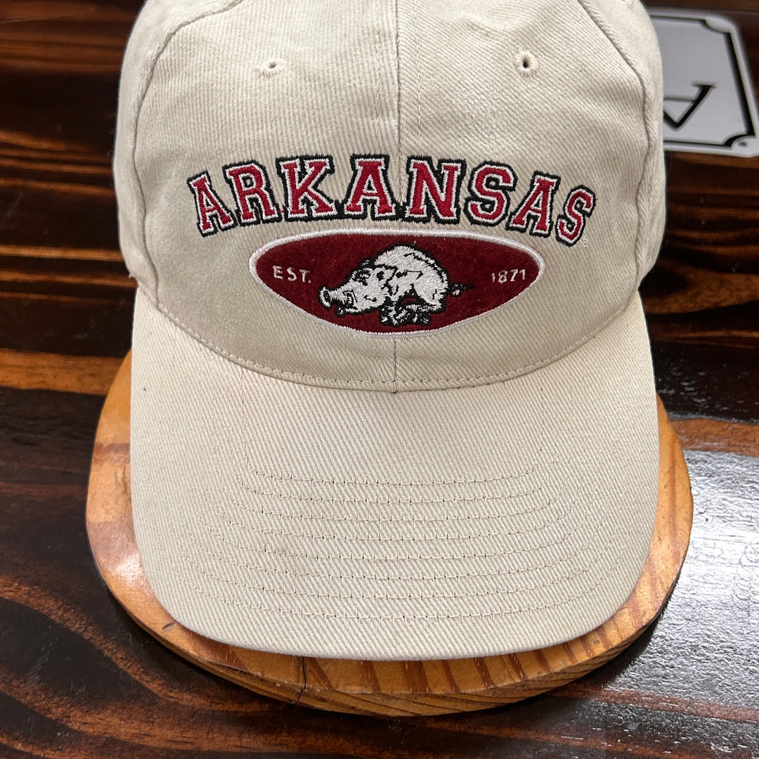 Vintage University Of Arkansas Strap Back Hat