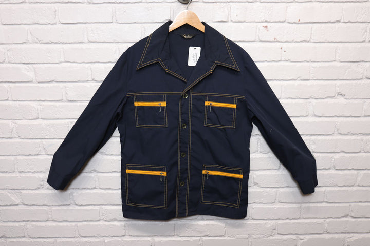 70s Vintage Salem Contrast Stitch Jacket Size Large