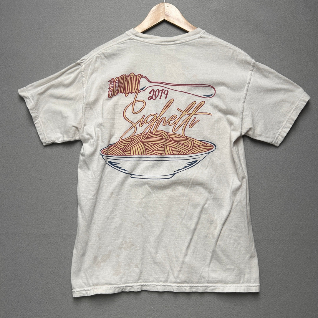 Sigma Alpha Spaghetti T Shirt size Medium