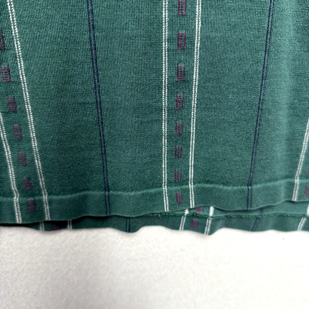 Vintage Eddie Bauer Striped Henley TShirt Size XXL