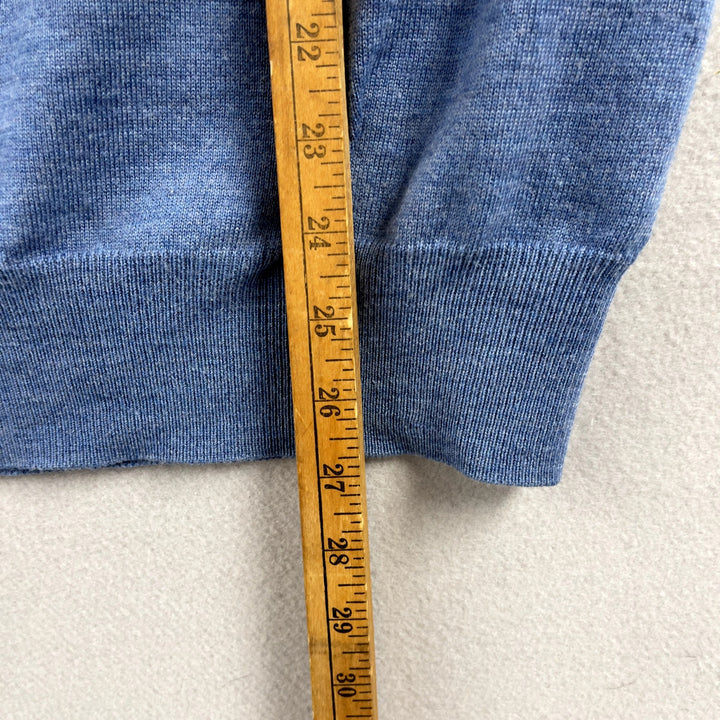 Men's Polo Ralph Lauren Blue Merino Wool Sweater Size XL
