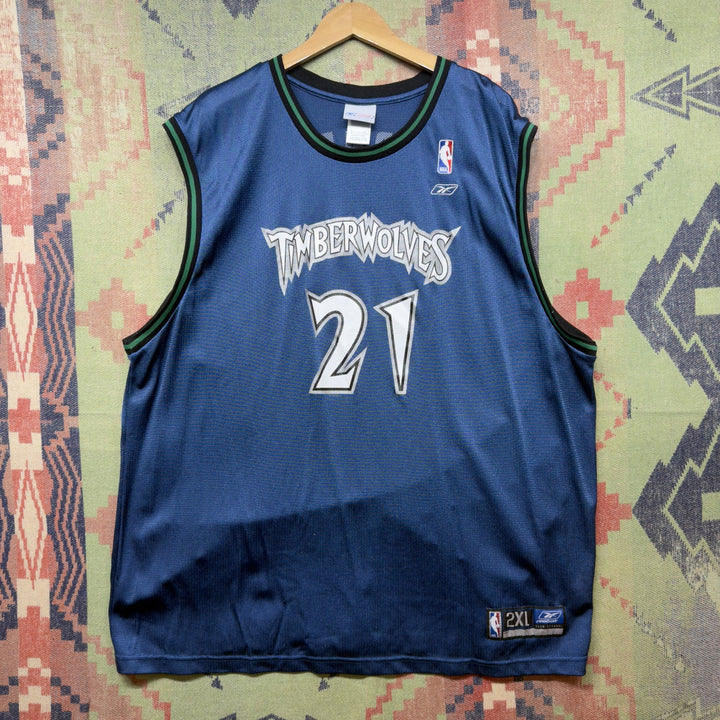 Kevin Garnett Timberwolves Vintage Reebok Jersey Size XXL  2000s