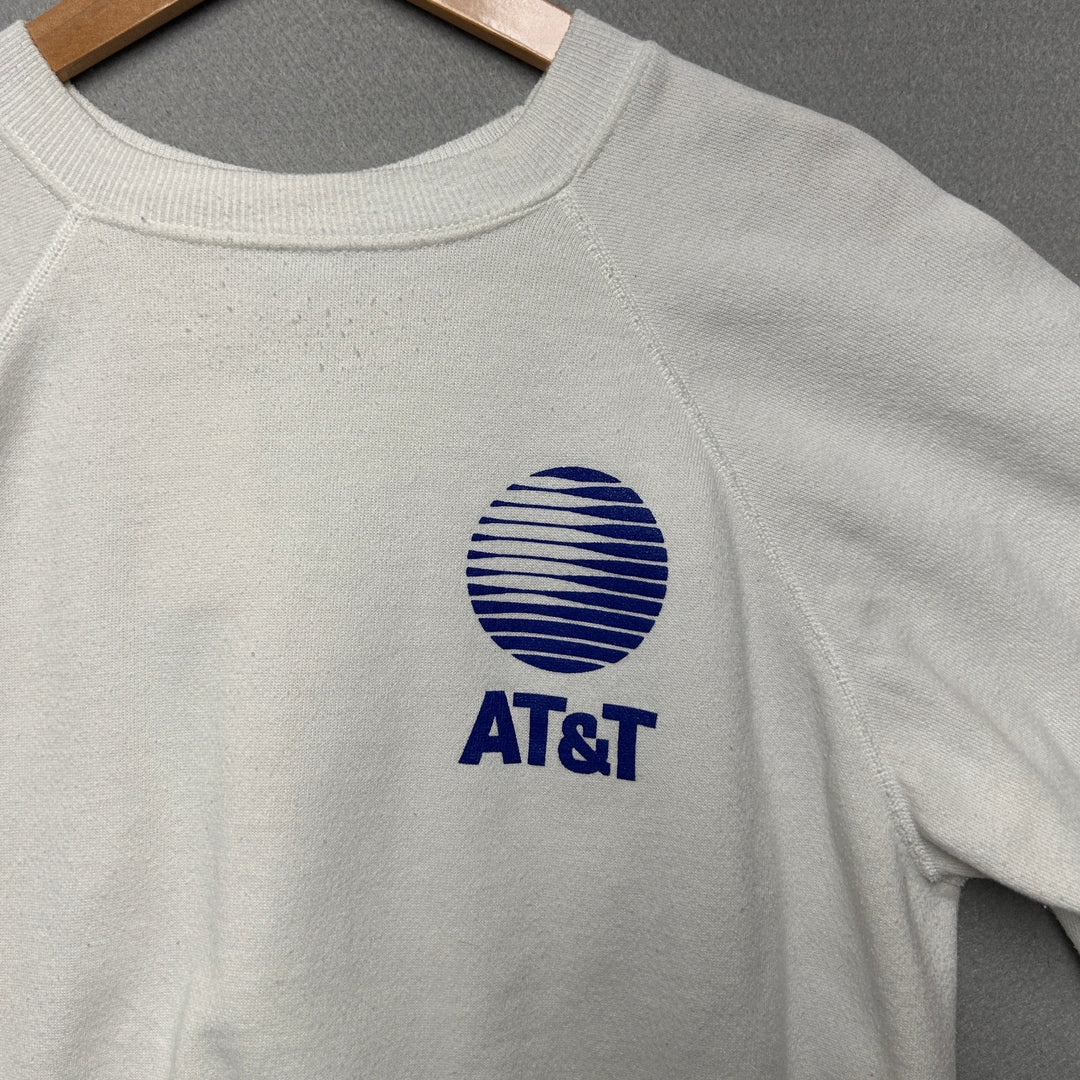 Vintage AT&T White Crewneck Sweatshirt Size XL