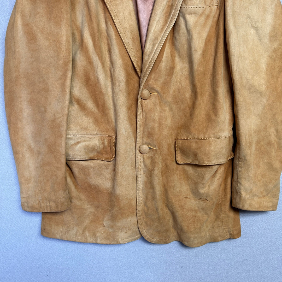 Vintage Addler Leather Blazer Jacket Size 42L