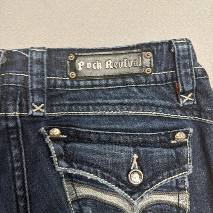 Vintage Rock Revival Staphanie Capri Y2K Jeans Size 30