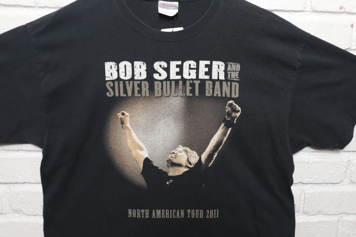 2011 Bob Seger Silver Bullet Band Tour T Shirt Size XL