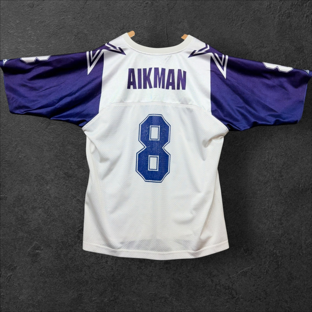 Vintage Dallas Cowboys Troy Aikman 90s Apex One Jersey Size Large