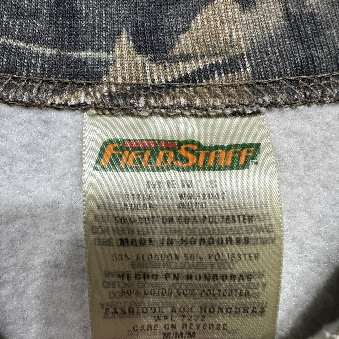 Vintage Y2K Mossy Oak Breakup Camo Sweatshirt Size Medium
