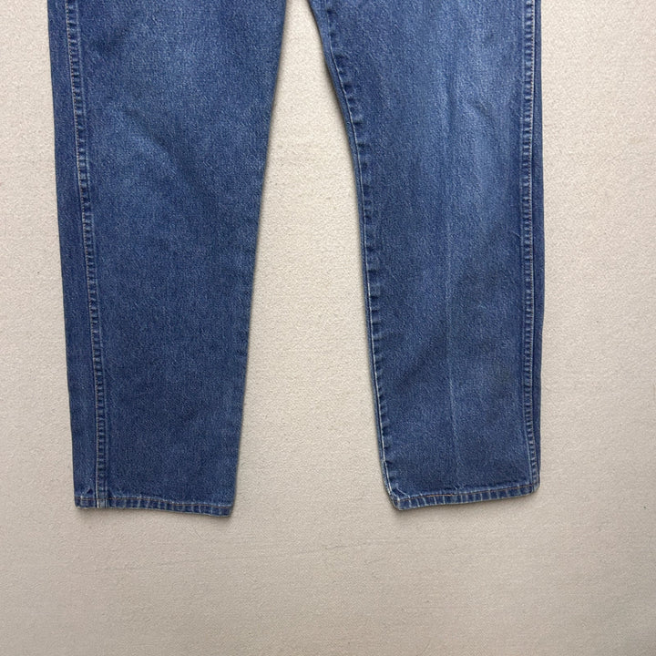Vintage Wrangler Men's Blue Jeans Medium Wash 32x29