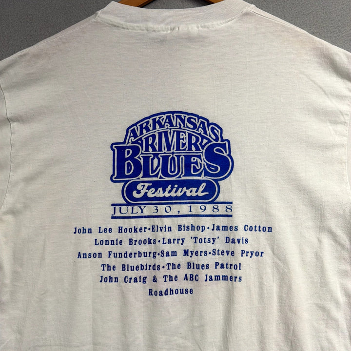 Vintage Arkansas River Blues Festival 1988 T Shirt Size XL