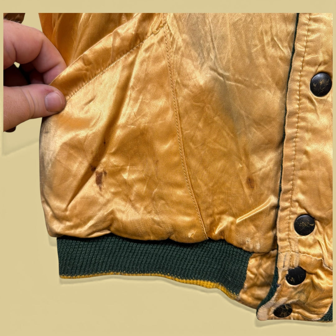 Vintage Reversible Wool Silk 50s Kids Jacket Size XL