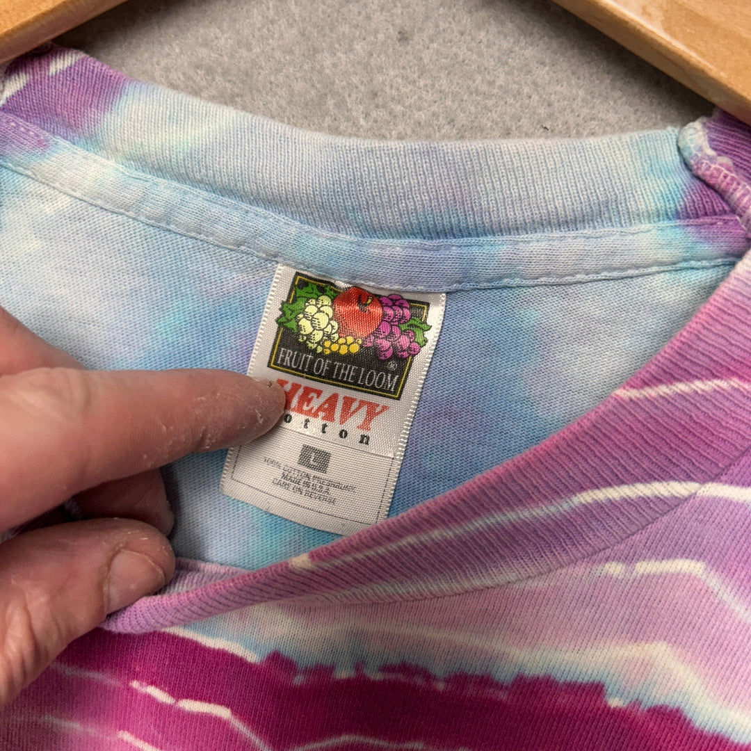 Vintage Heart Tie Dye T Shirt Size Large