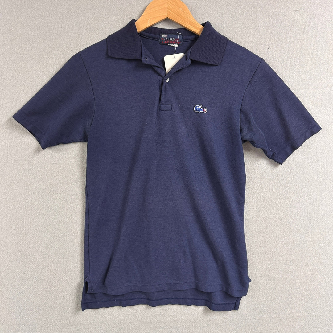 Vintage Izod Lacoste Blue Polo Shirt Size Small