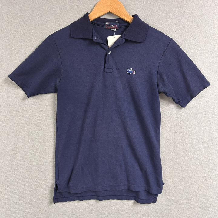 Vintage Izod Lacoste Blue Polo Shirt Size Small