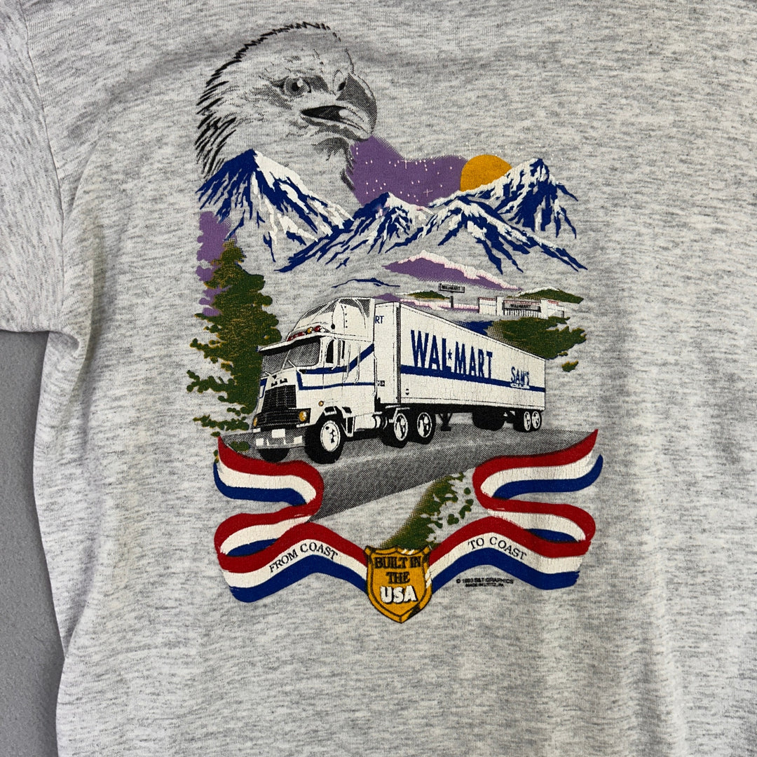 Vintage Walmart Trucking T Shirt Size Large