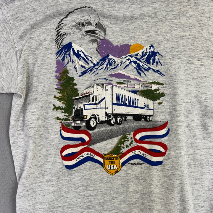 Vintage Walmart Trucking T Shirt Size Large