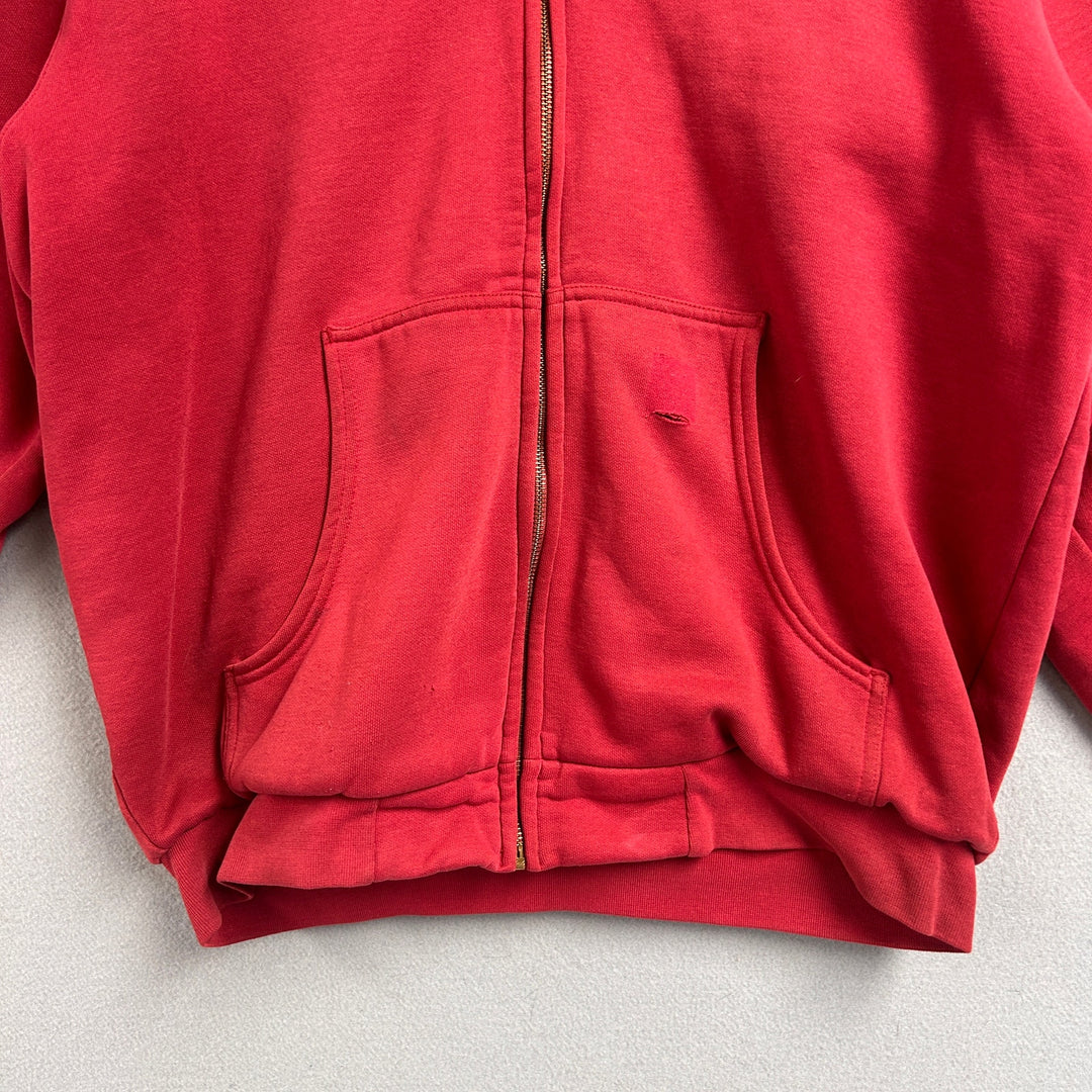 Vintage Carhartt Thermal Lined Red Hoodie Size XXL