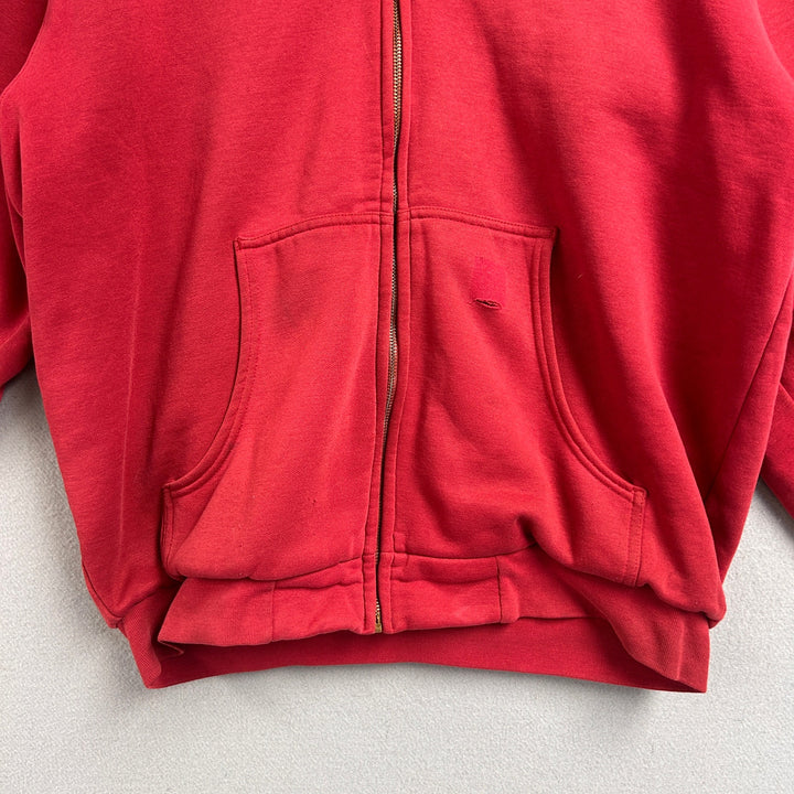 Vintage Carhartt Thermal Lined Red Hoodie Size XXL
