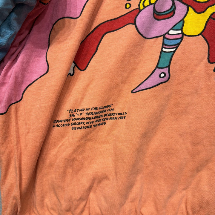 Vintage 80s Peter Max Reversible Sweatshirt Size XL