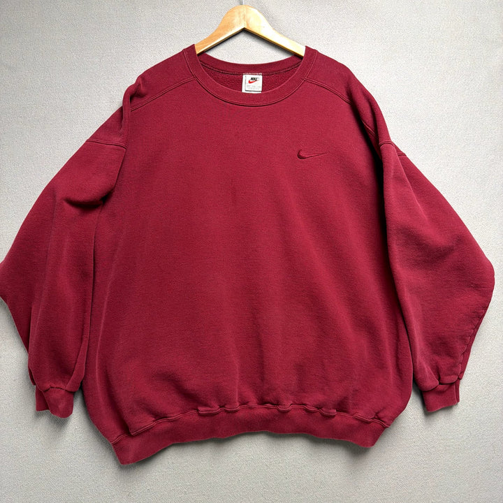 Vintage Nike Monochrome Swoosh Sweatshirt Size XXL