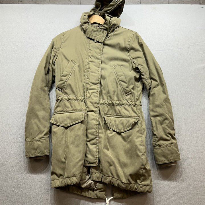 Vintage Y2K Womens Abercrombie and Fitch Parka Jacket Size Medium