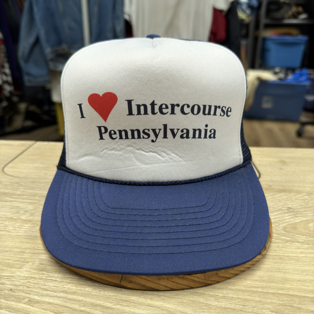 Vintage Y2K Intercourse Pennsylvania Snapback Hat