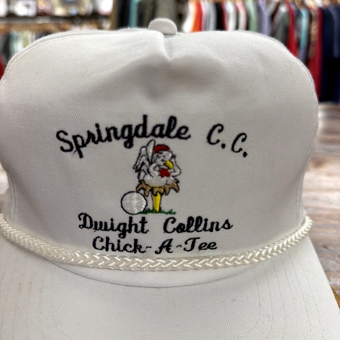 Vintage Springdale Arkansas Golf Tournament Strap Back Hat