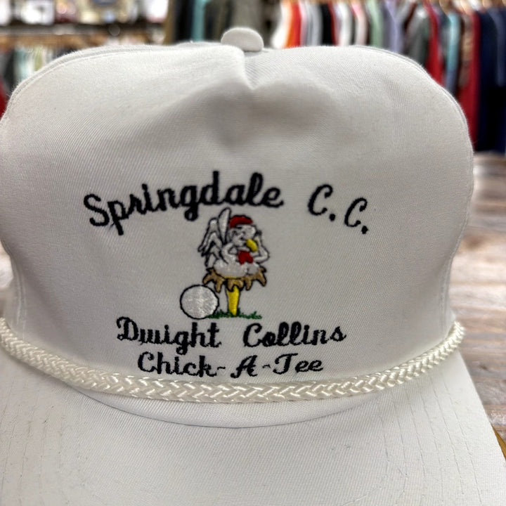 Vintage Springdale Arkansas Golf Tournament Strap Back Hat
