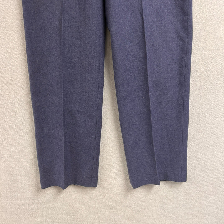 Vintage 1967 US Military Blue Wool Trousers Size 30X32