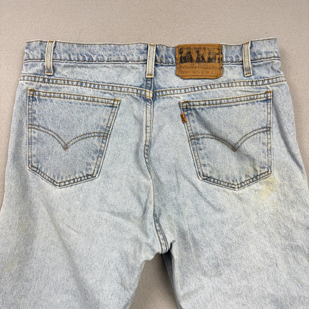 Vintage Levis 505 Light Wash Jeans Size 36