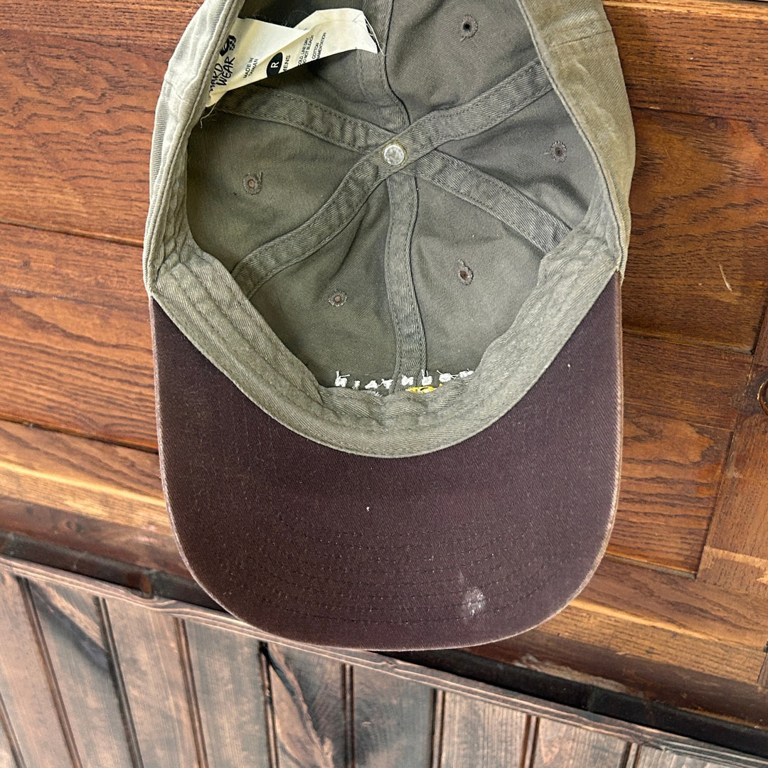 Y2K Mountain Hardwear Brown Strap back Logo Hat Dad Cap