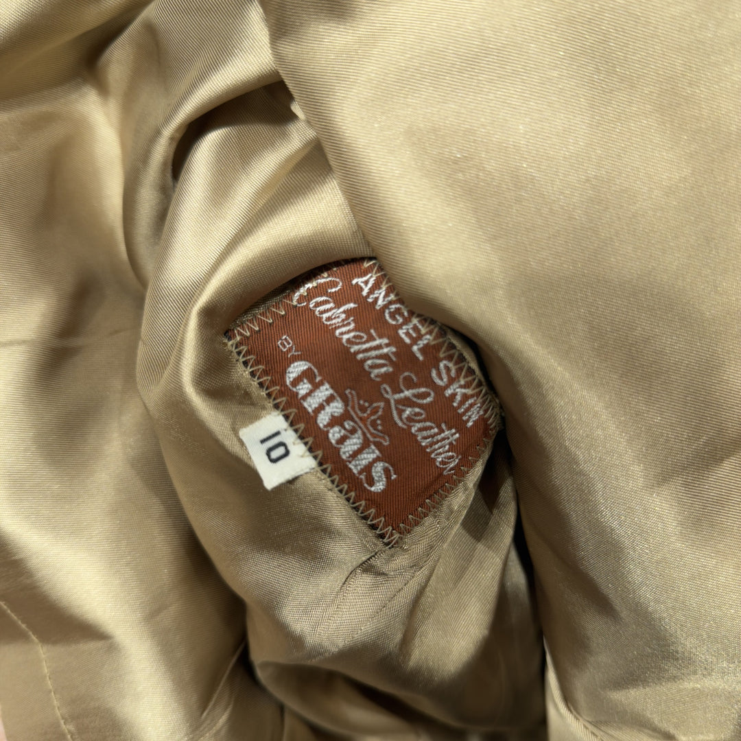 Grais Vintage Cabretta Leather Jacket Small 70s