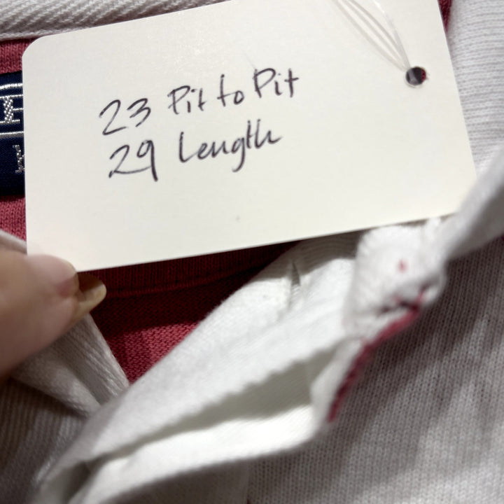 Polo Ralph Lauren Salmon Pink Stripe Hoodie Size Medium