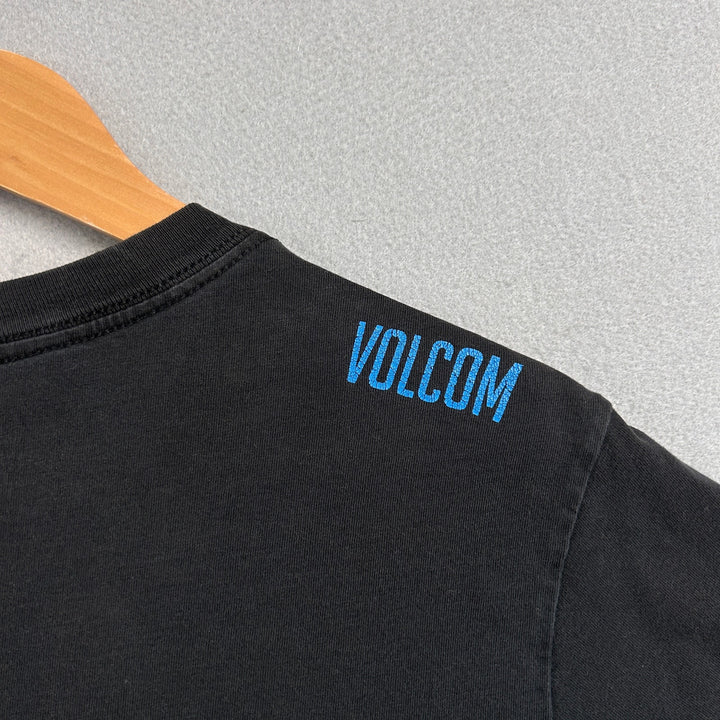 Y2K Volcom Black Surf Logo Tee Men's Size Small