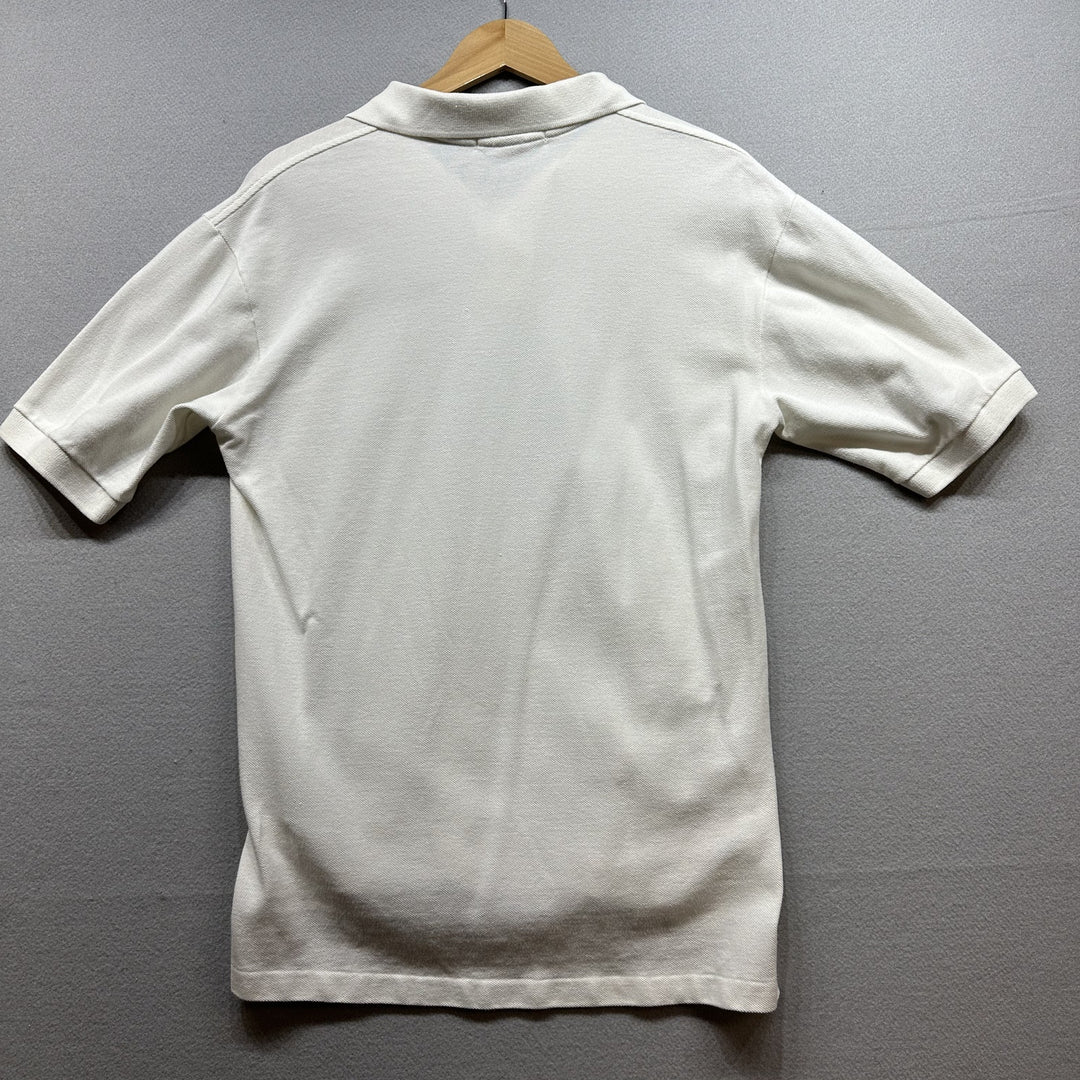 Vintage Michigan White Polo Shirt Size Medium