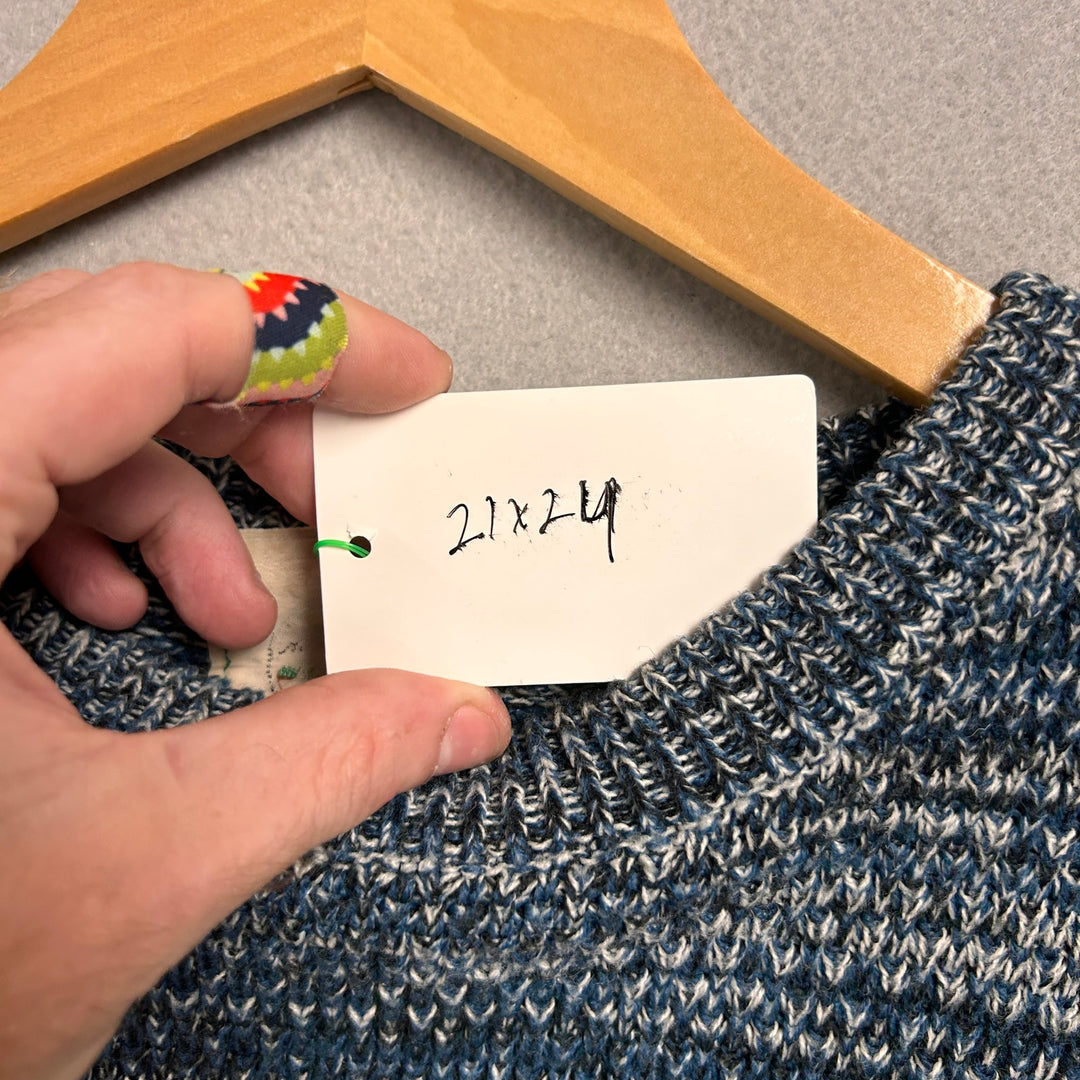 Vintage Wrangler Blue Sweater Size Small