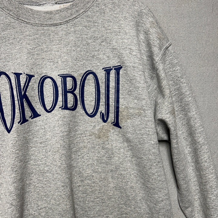 Vintage Okoboji Gray Sweatshirt Size Medium