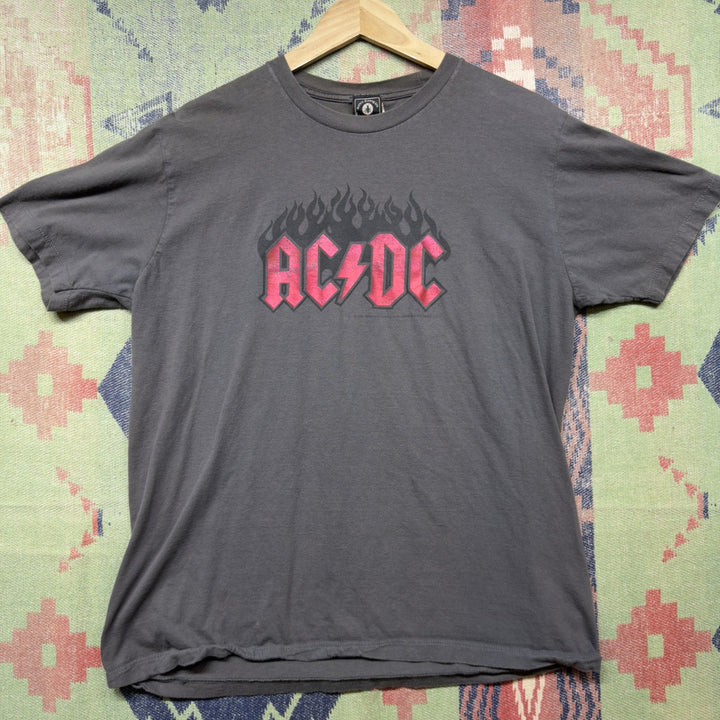 AC DC Vintage Band T Shirt Size Large 2000s Y2K
