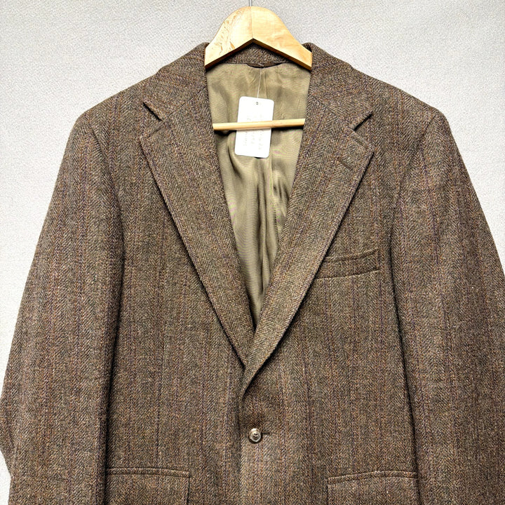 Vintage Polo University Tweed Jacket Size Medium