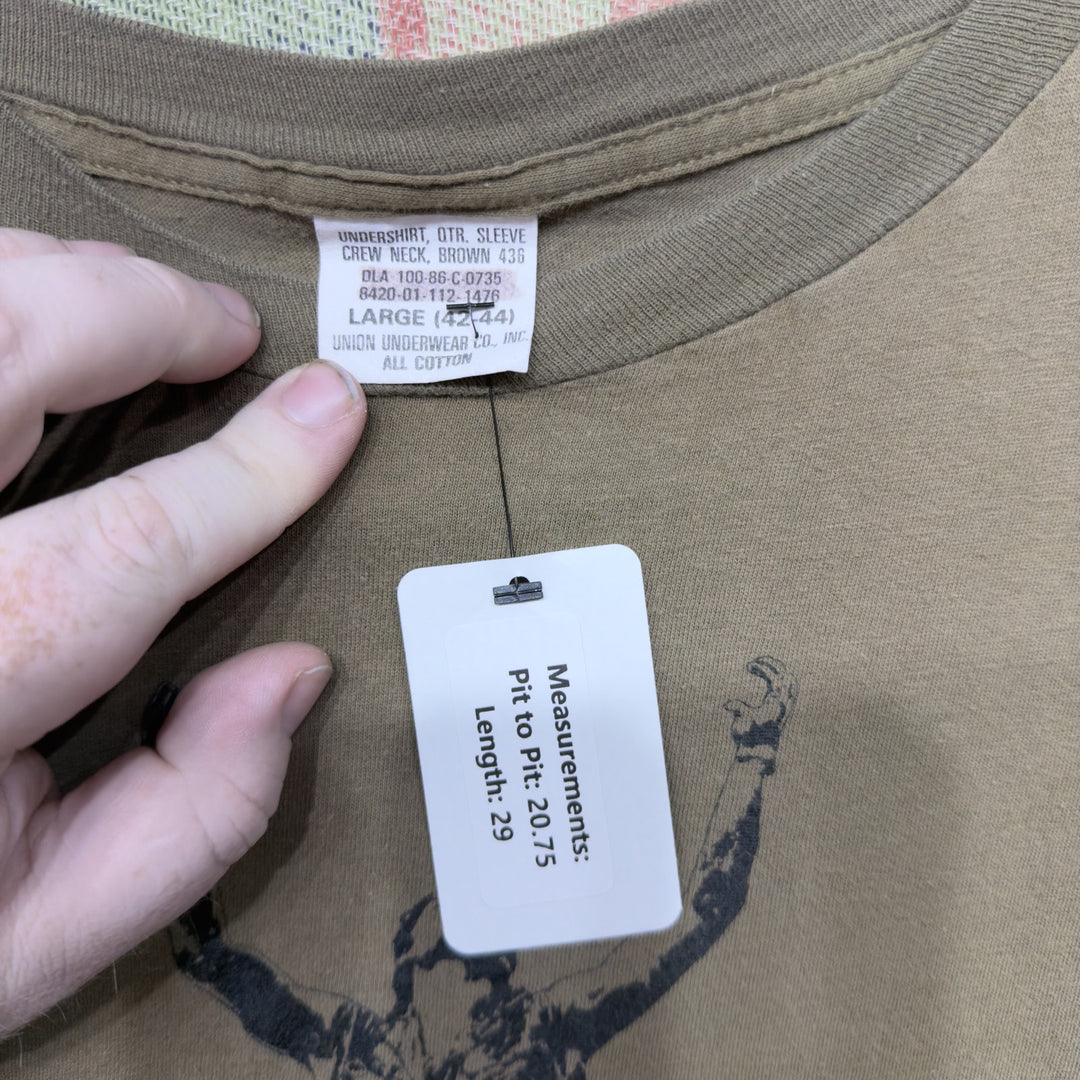 Platoon Movie Vintage HBO Promo T Shirt Size Large 80s