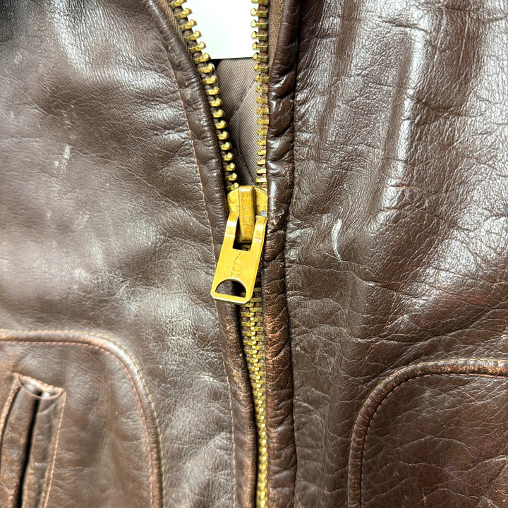 Vintage Kids William Barry Steerhide Jacket Size Small