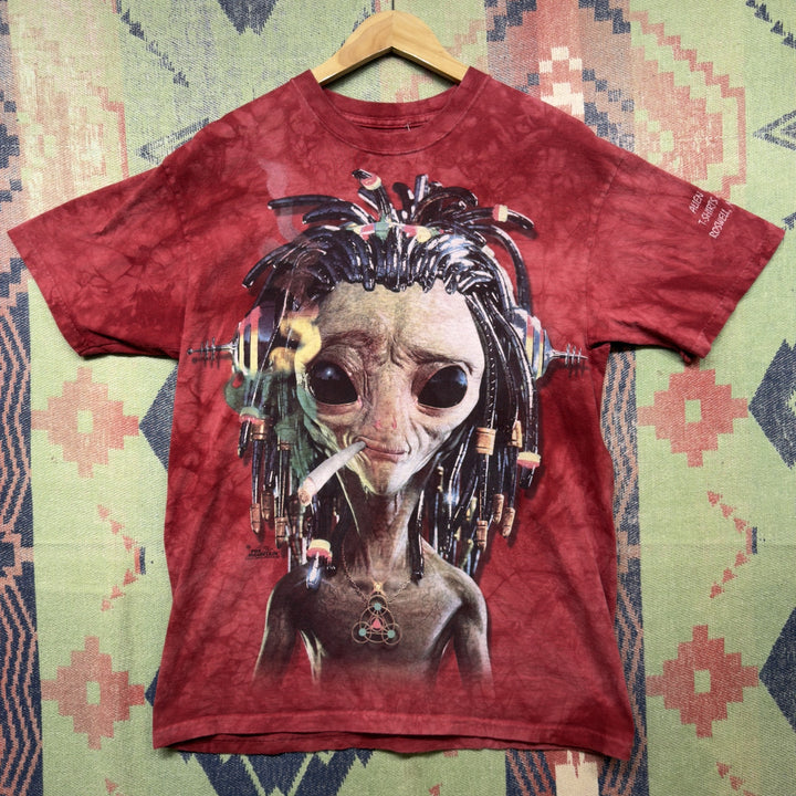 The Mountain Rasta Alien T Shirt Size Medium